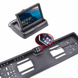 4.3 &quot;TFT LCD پشتیبان گیری کیت دوربین، معکوس پارکینگ دوربین مواد پلاستیکی پلاستیکی